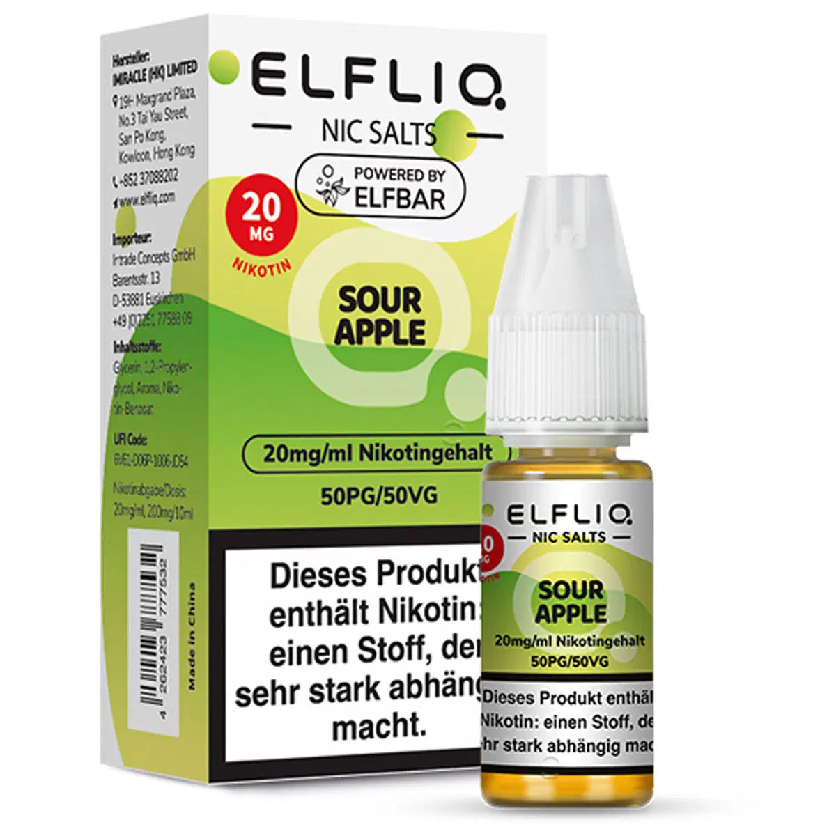ELFBAR ELFLIQ Liquid "Sour Apple"