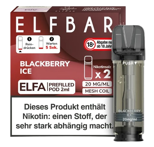 ELFBAR ELFA Pod "Blackberry Ice"