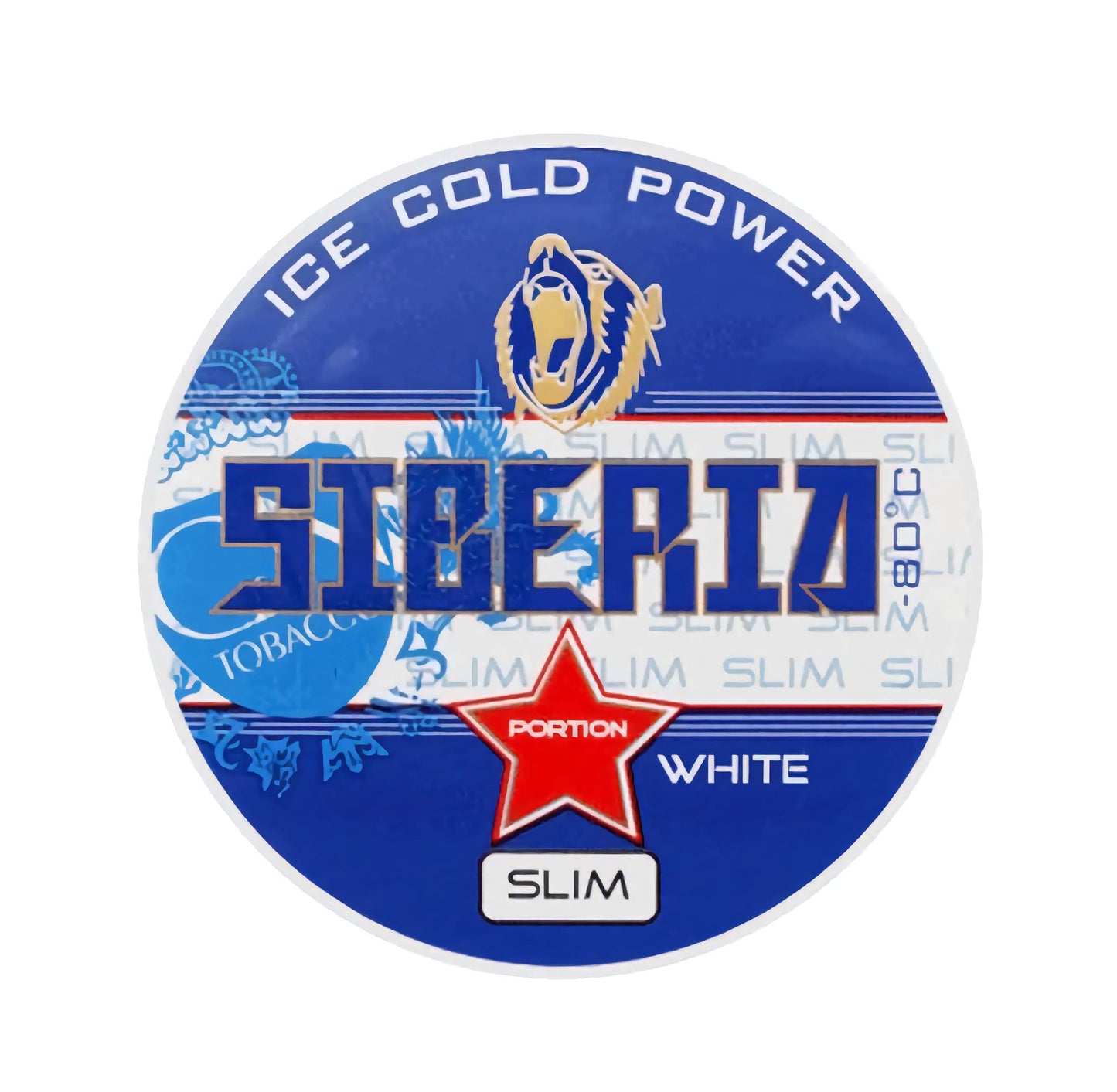 SIBERIA Slim "White Portion Blue" Chew