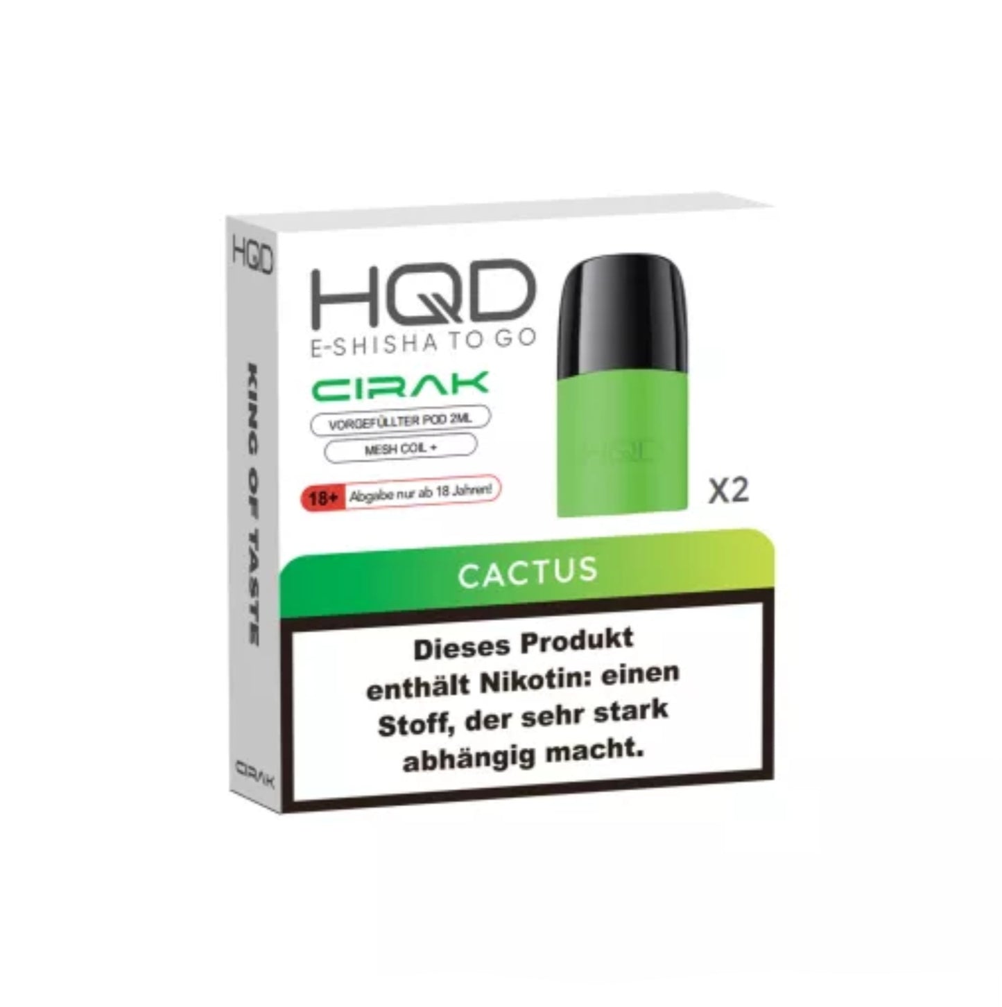 Pod HQD CIRAK « Cactus » --> n'est plus commercialisé
