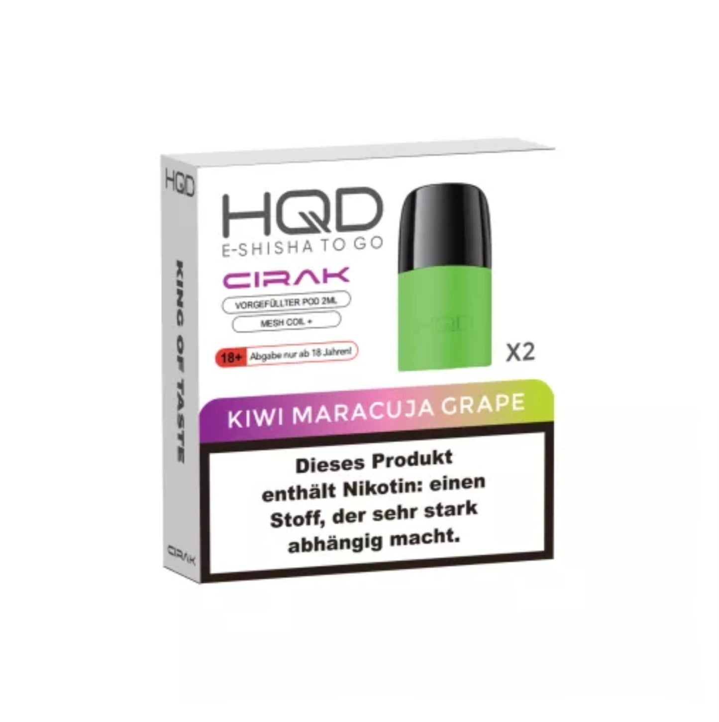 HQD CIRAK Pod "Kiwi Maracuja Grape"