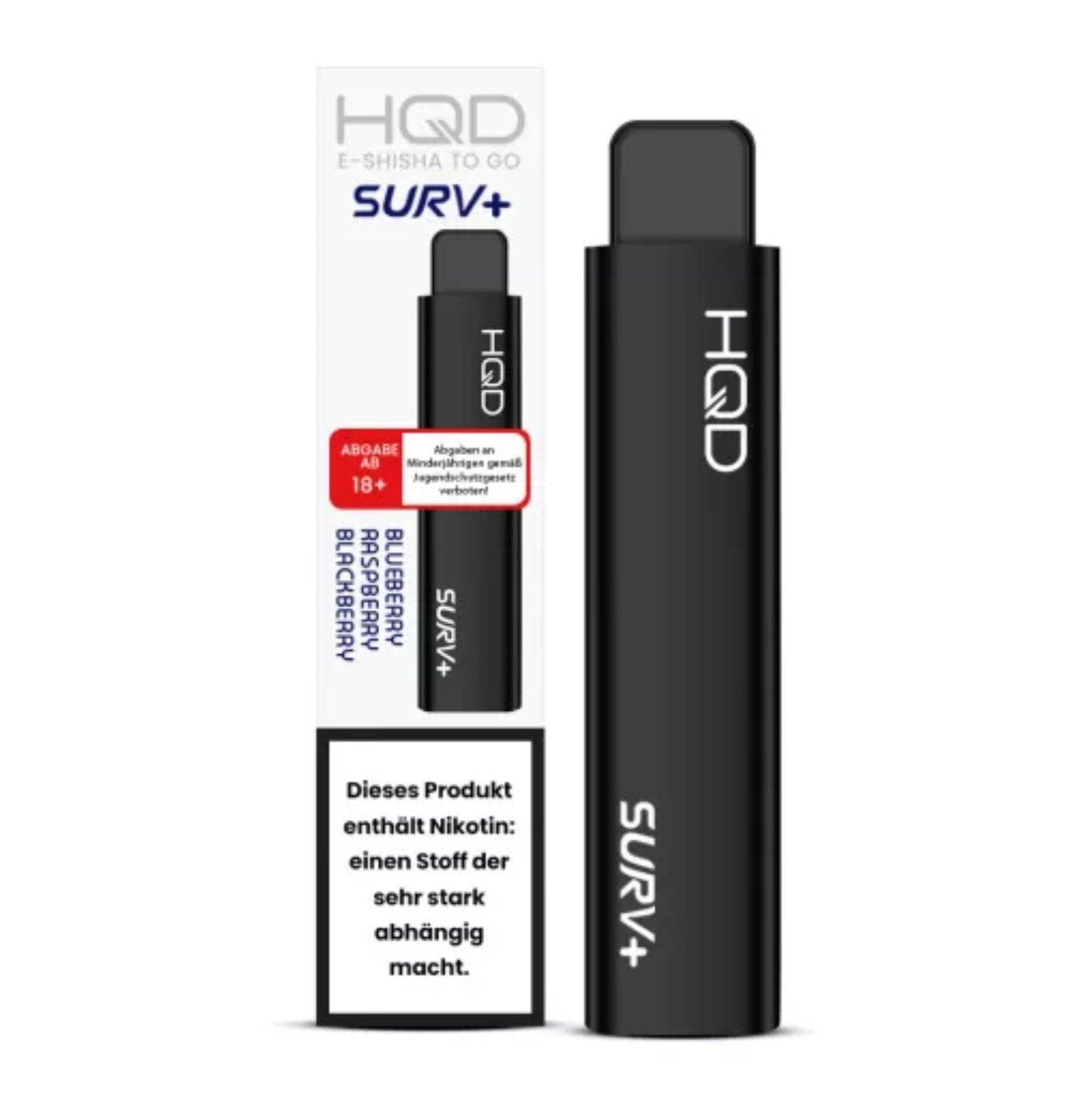 HQD SURV+ "Blueberry Raspberry Blackberry"