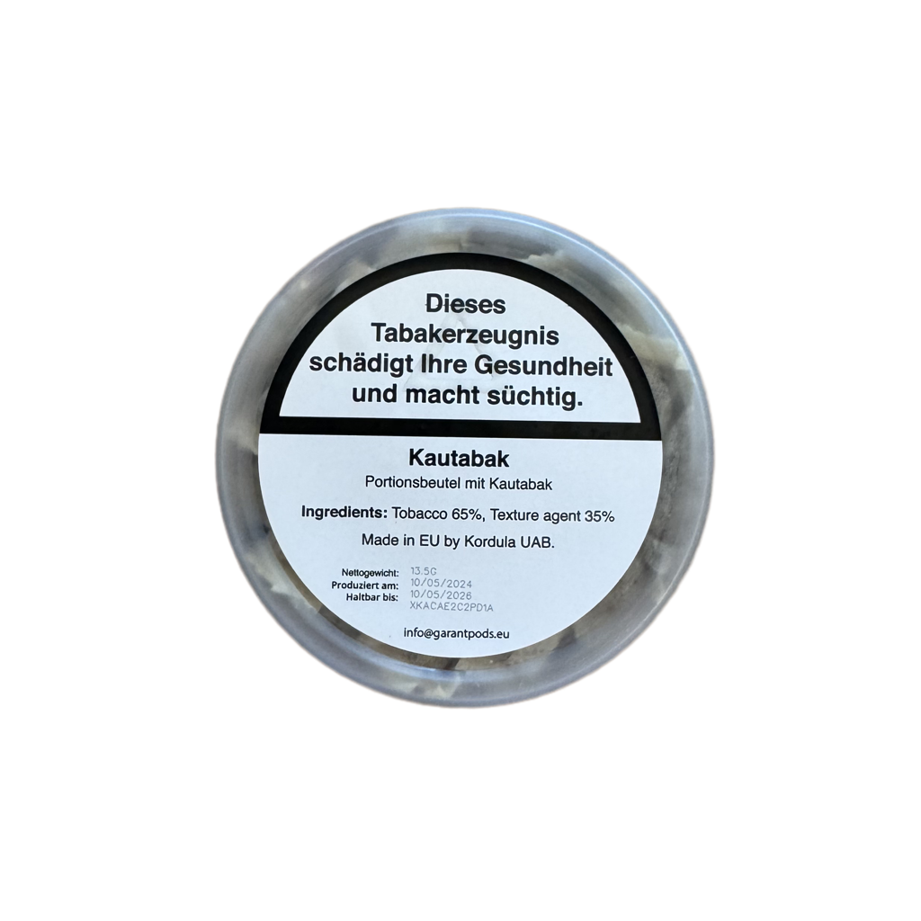 GARANT Black "Cold Mint Extreme" Chew