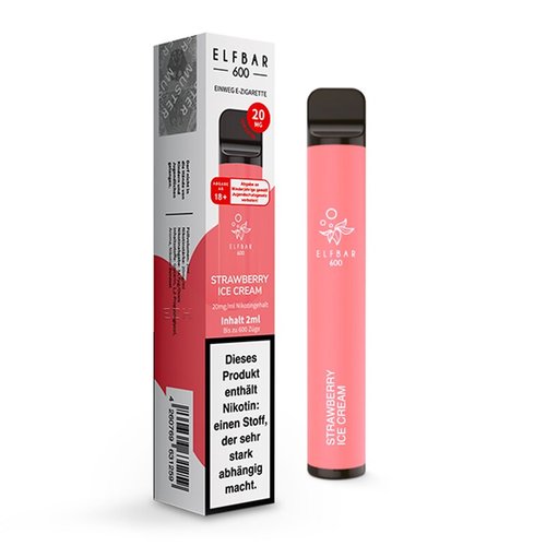 ELFBAR 600 "Strawberry Ice Cream"