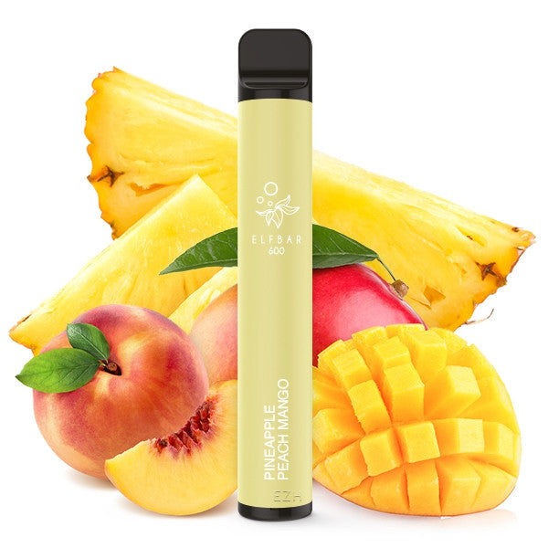 ELFBAR 600 « Ananas Pêche Mangue »