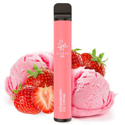 ELFBAR 600 "Strawberry Ice Cream"