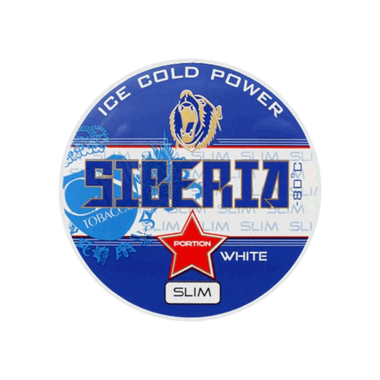 SIBERIA Slim "White Portion Blue" Chew