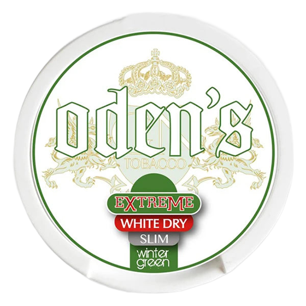 ODEN's Slim "Wintergreen Extreme White Dry" Chew