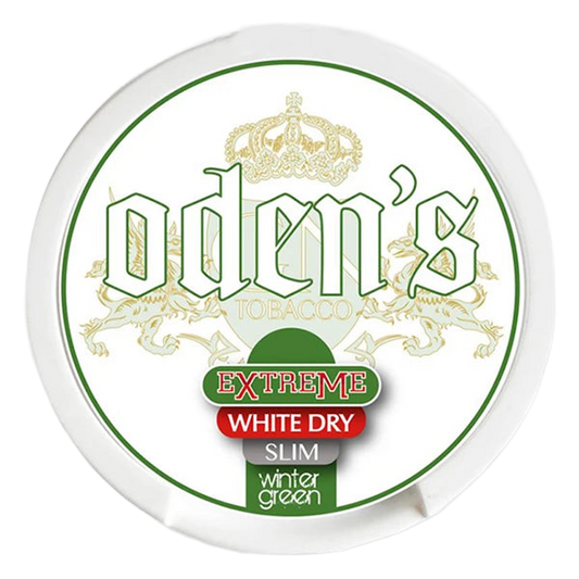 ODEN's Slim "Wintergreen Extreme White Dry" Chew