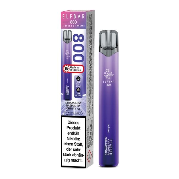 ELFBAR 800 "Strawberry Raspberry Cherry Ice"