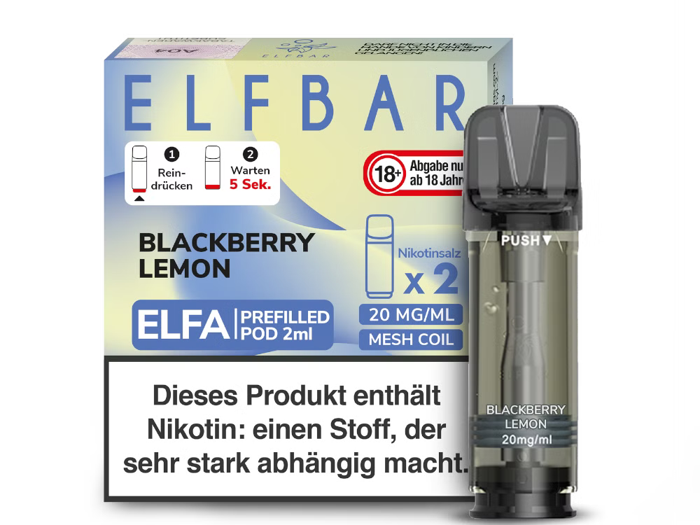 ELFBAR ELFA Pod "Blackberry Lemon"