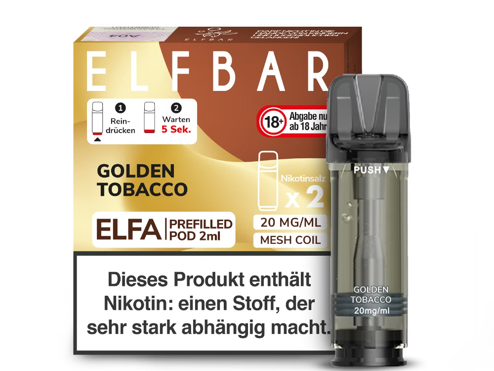 ELFBAR ELFA Pod "Golden Tabacco"