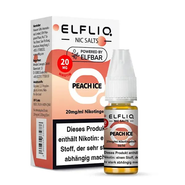 ELFBAR ELFLIQ Liquid "Peach Ice"